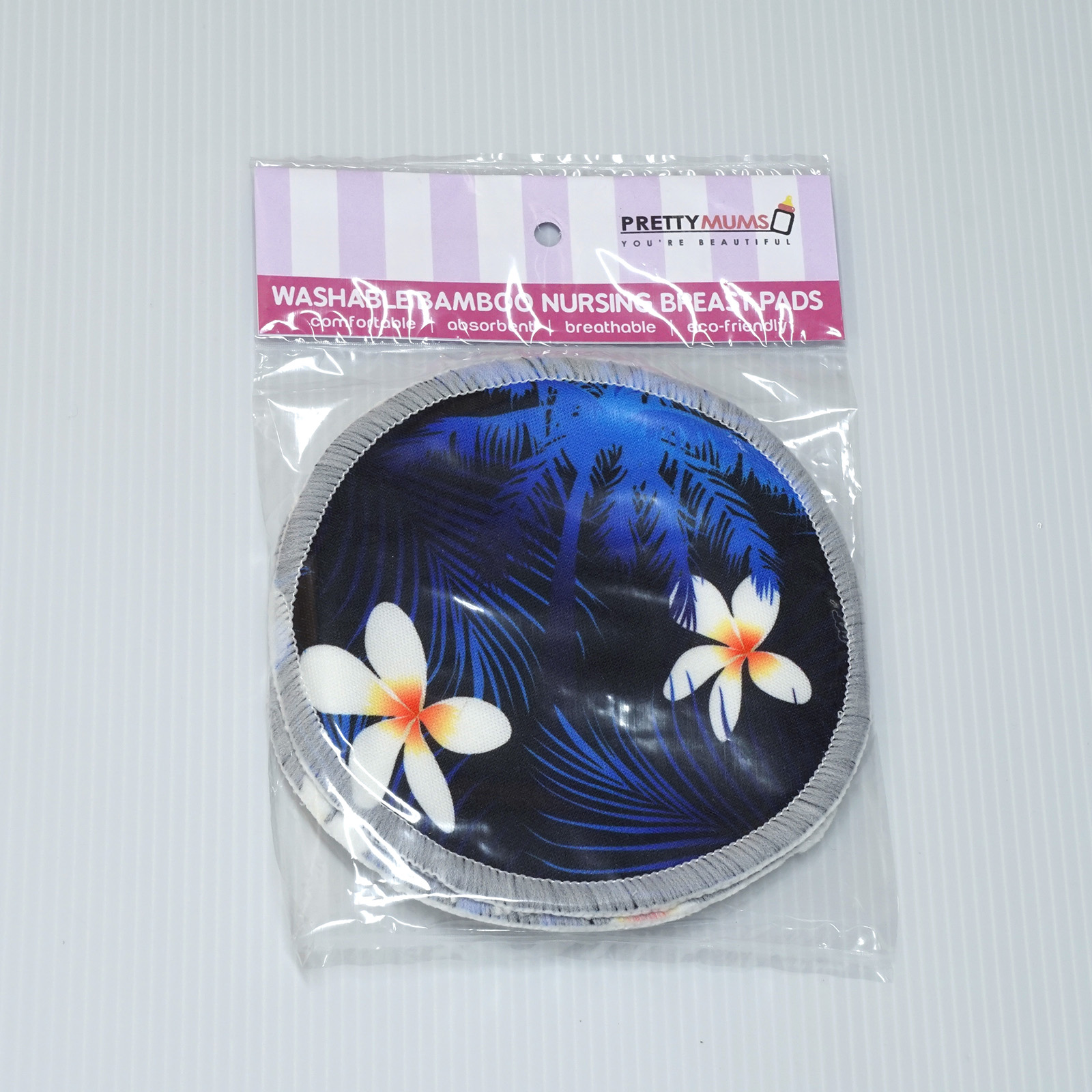 PrettyMums Washable Bamboo Nursing Pads (Hawaiian Flowers/Toucans/Paw Prints)